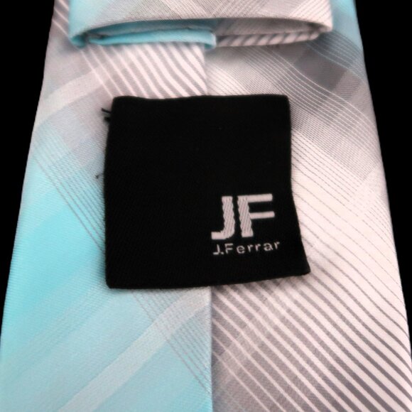 JF and Hi-Tie Shades of Blue Neck Ties Set of Two - Picture 4 of 8